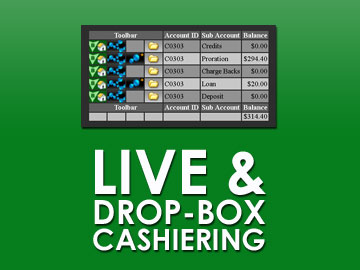 Live & Drop-Box Cashiering